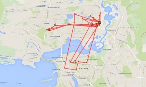 История местоположений