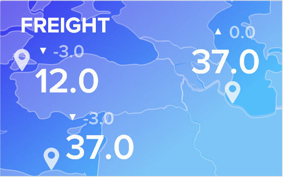 Ставки фрахта на перевозку пшеницы на 25.12.2019