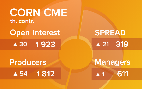 Кукуруза. Открытый интерес на 30 января 2021