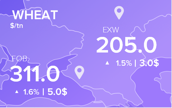 Цены FOB и EXW на 24 сентября 2021. Россия, Украина