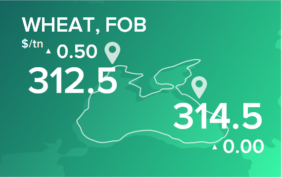 Пшеница. Цены в портах на 25 октября 2021