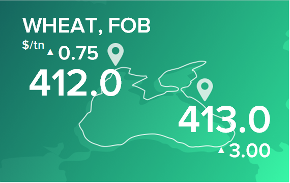 Пшеница. Цены в портах на 30 мая 2022