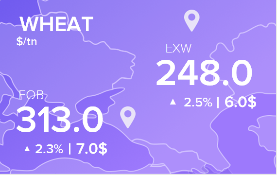 Цены FOB и EXW на 13 декабря 2022. Россия, Украина