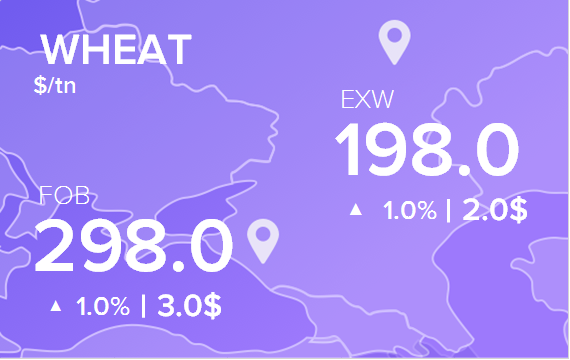 Цены FOB и EXW на 1 марта 2023. Россия, Украина