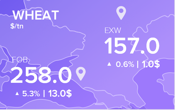 Цены FOB и EXW на 22 мая 2023. Россия, Украина