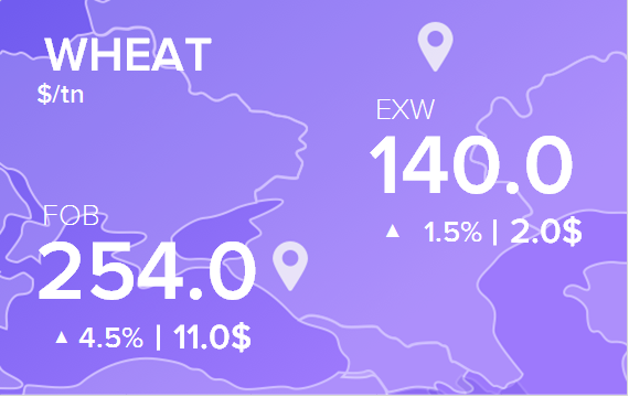 Цены FOB и EXW на 4 сентября 2023. Россия, Украина