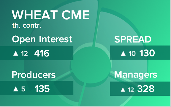 Пшеница. Открытый интерес на 30 сентября 2023