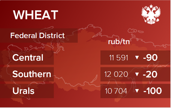 Обзор цен EXW по регионам РФ за неделю с 11 по 15 марта 2024