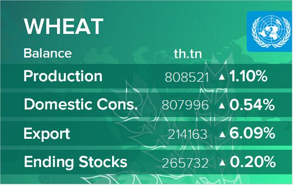 USDA. Баланс по пшенице на 13 мая 2025. Мир